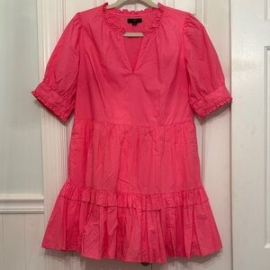 J.Crew Ruffleneck Tiered Dress